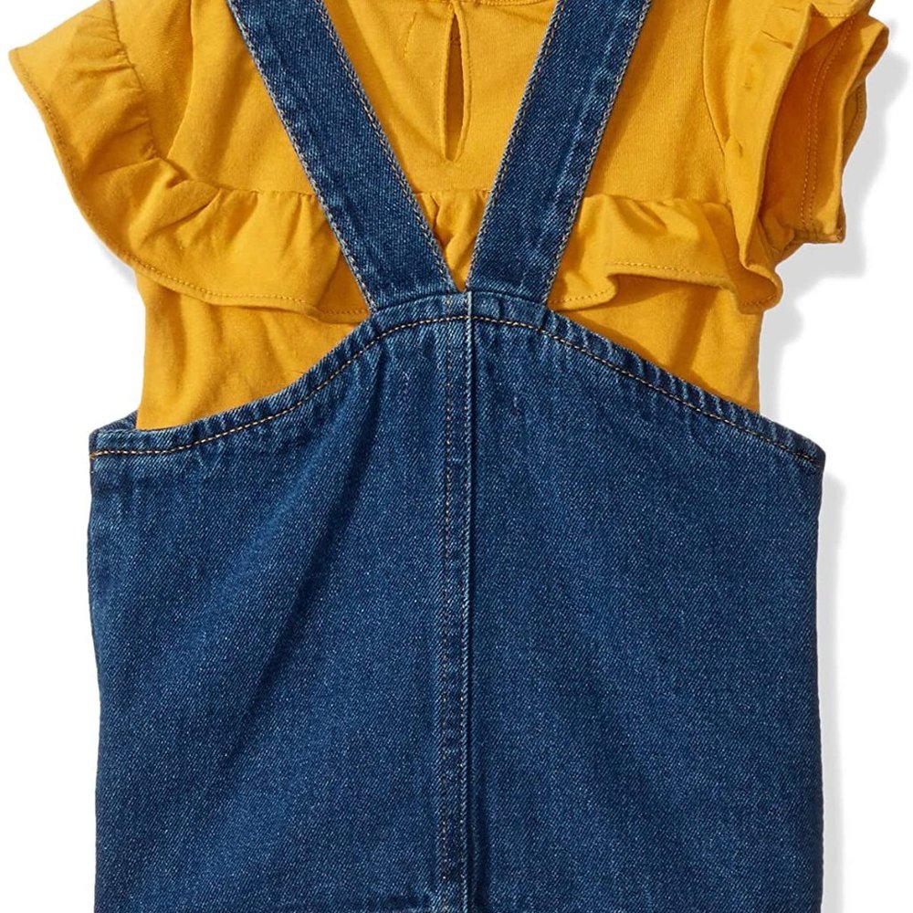 NWT 7 For All Mankind Denim Jean Dress 2 Piece Set - Picture 2 of 7